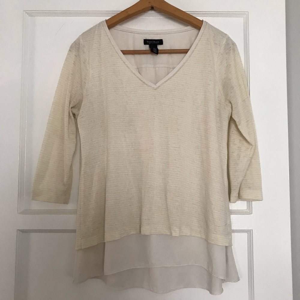 Cream blouse